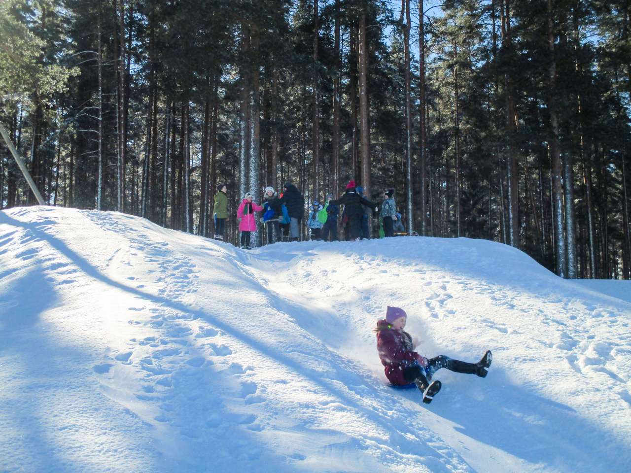 Прогулка в городской парк.
